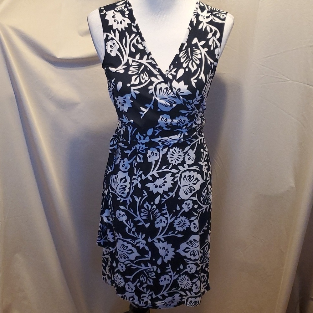 Tommy Hilfiger Floral Wrap Dress SZ XS